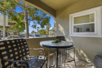 Private balconies and patios